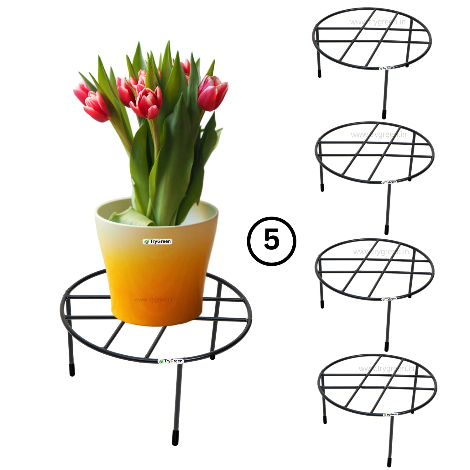 TryGreen #Mira Pot Stands for Home and Garden Decor