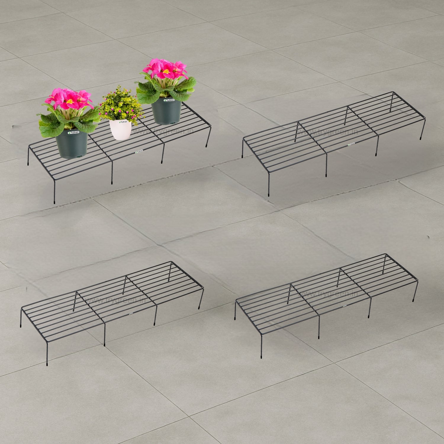 TryGreen Mesh- Pot Stands for Indoor and Outdoor