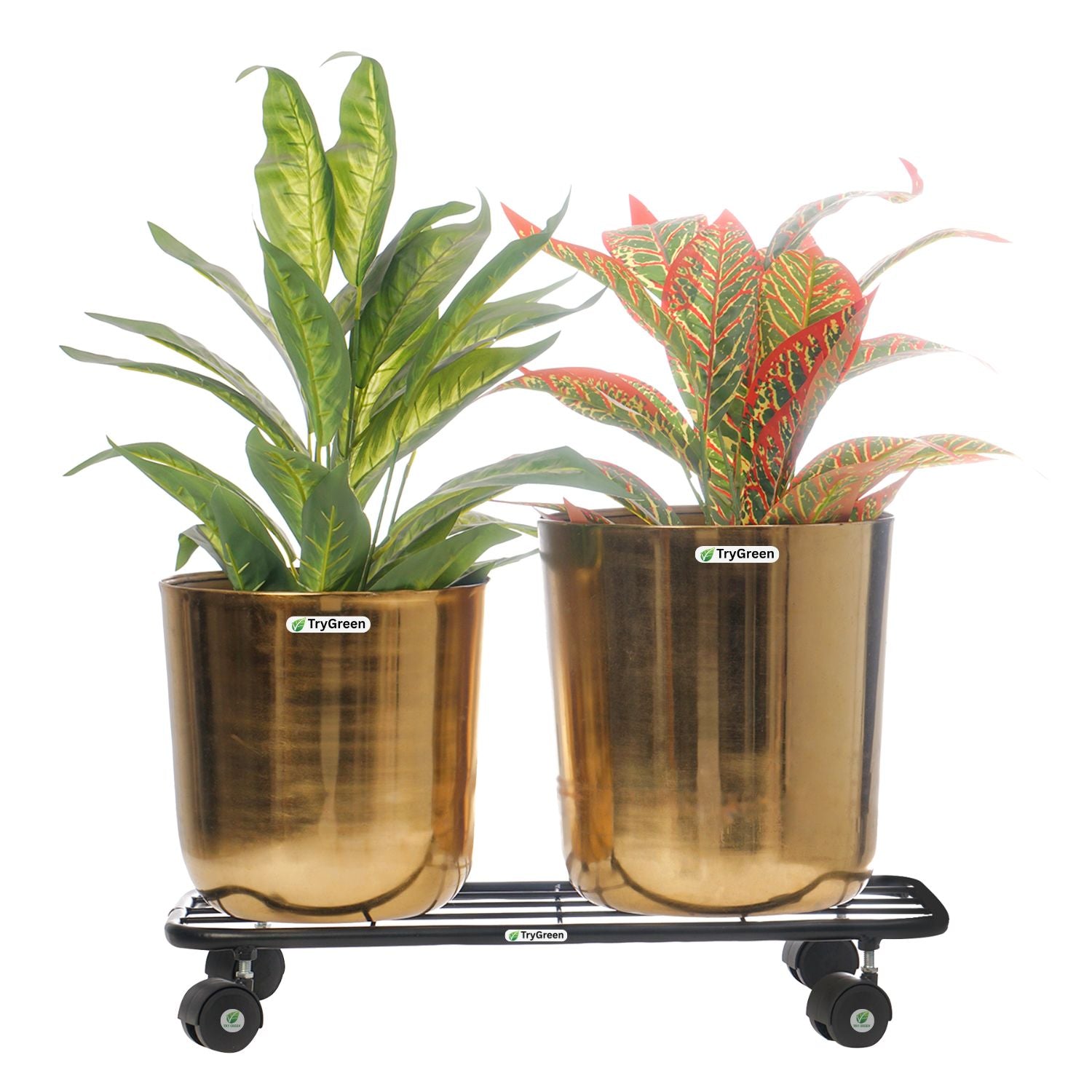 TryGreen Ivy Wheel Rolling Plant Stand for Planters