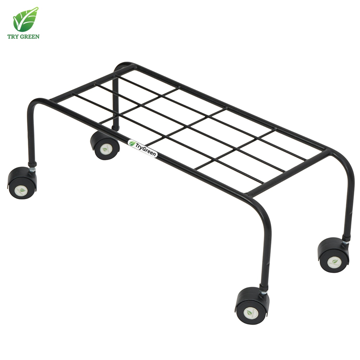 TryGreen Plux Wheel Rolling Plant Stand for Planters