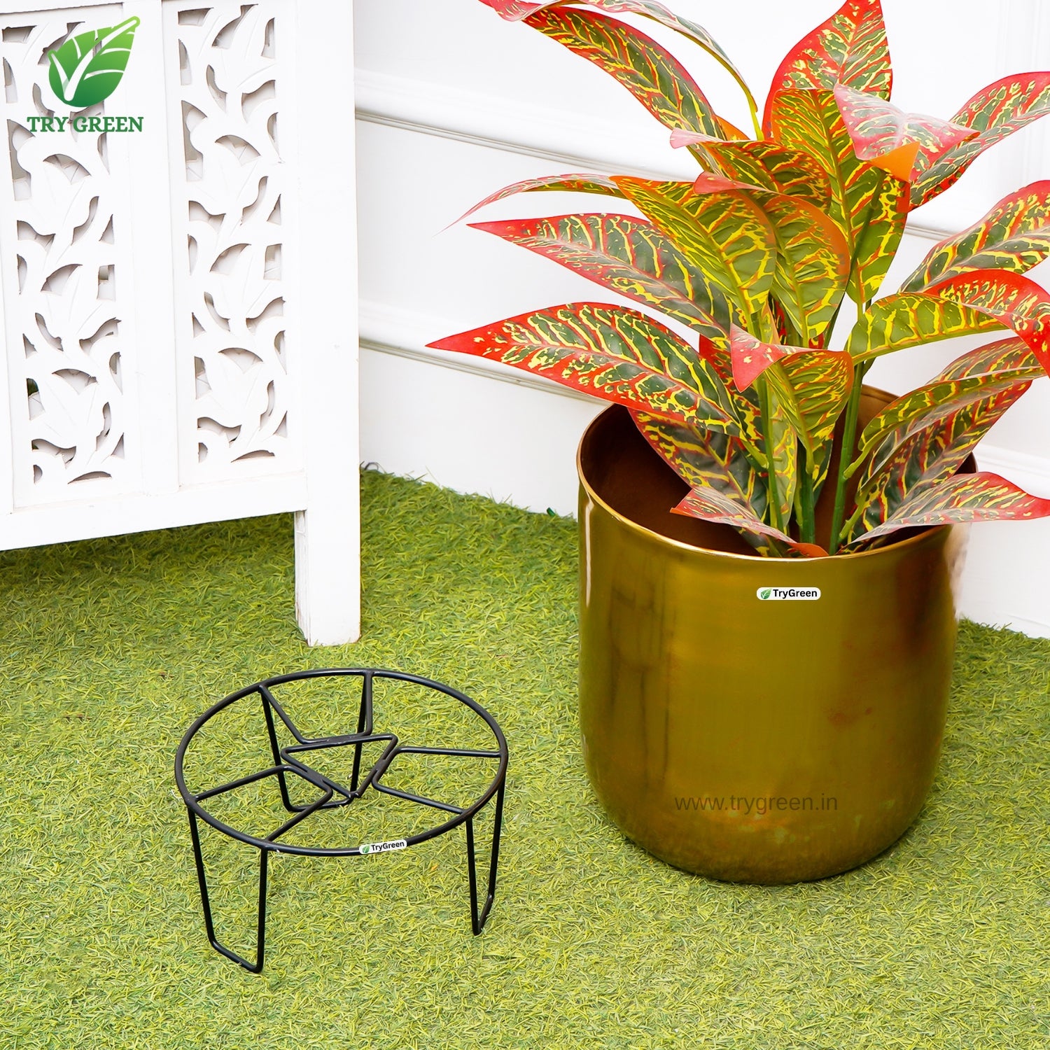 TryGreen Orgy Pot Stands for Home and Garden Decor