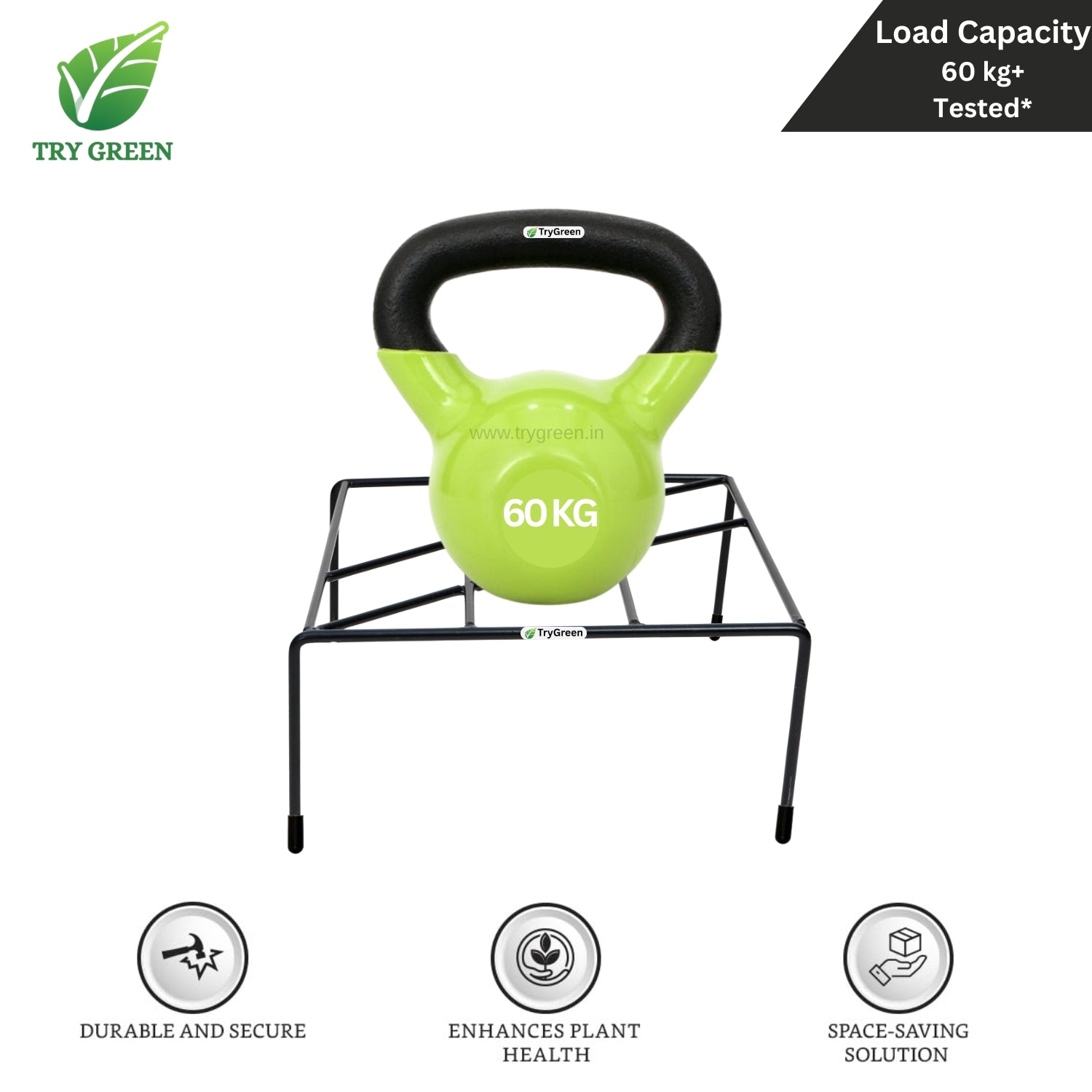 TryGreen Sill Pot Stands for Home and Garden Decor