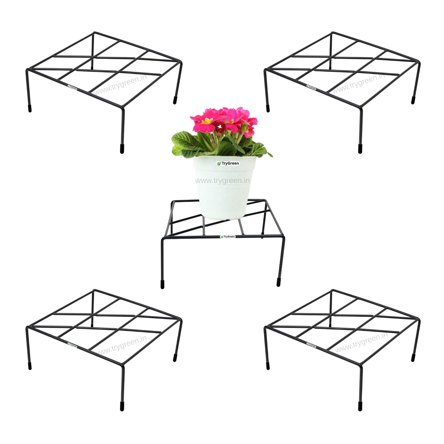 TryGreen Sill Pot Stands for Home and Garden Decor