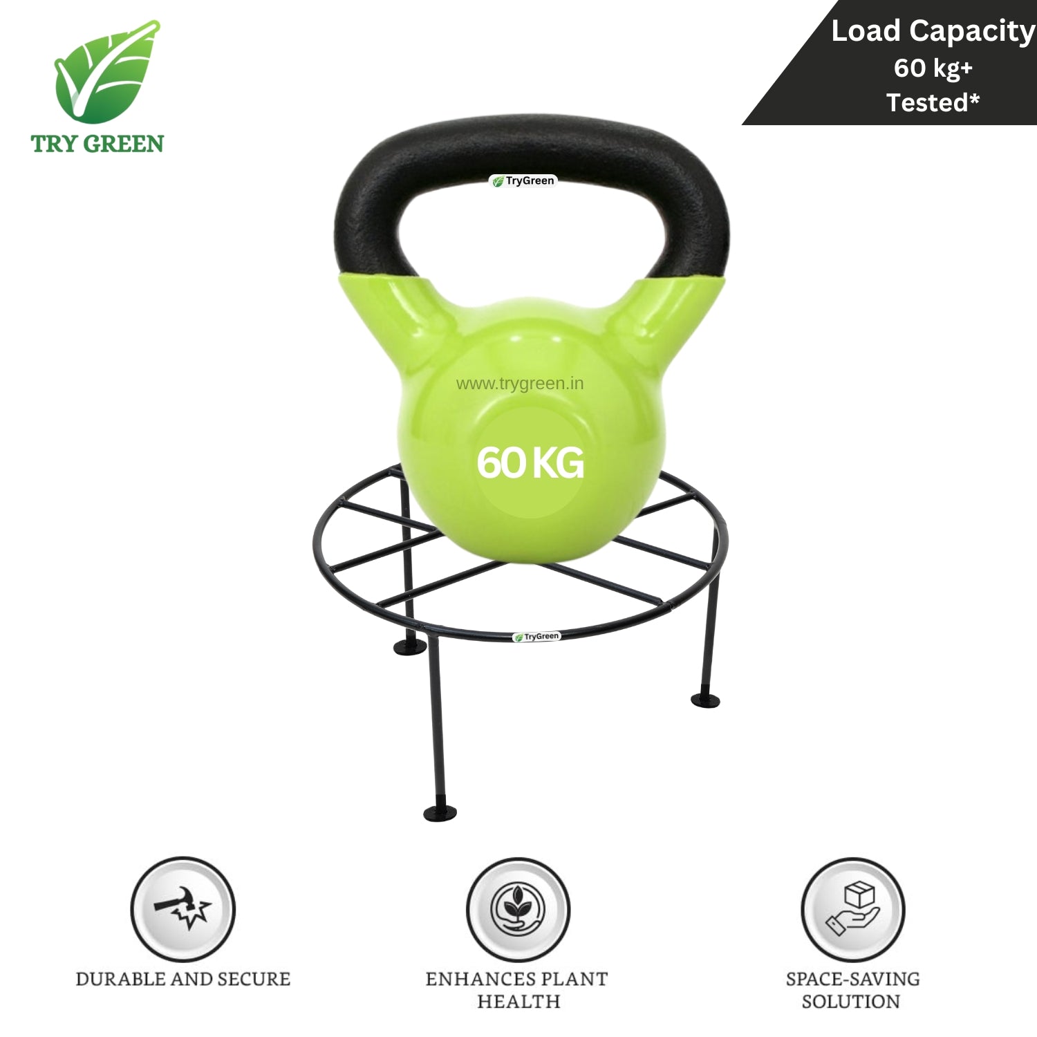 TryGreen Nira Pot Stands for Home and Garden Decor