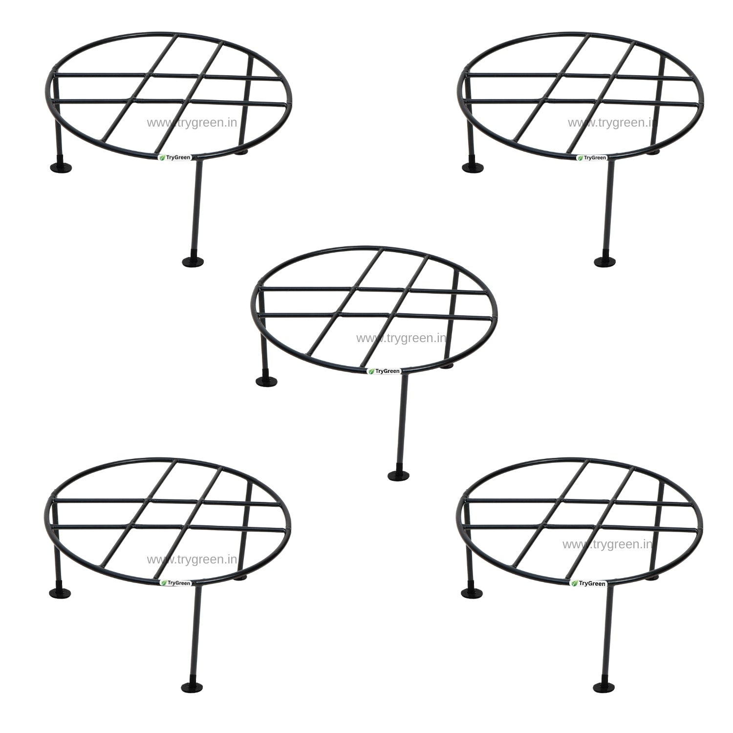 TryGreen Nira Pot Stands for Home and Garden Decor