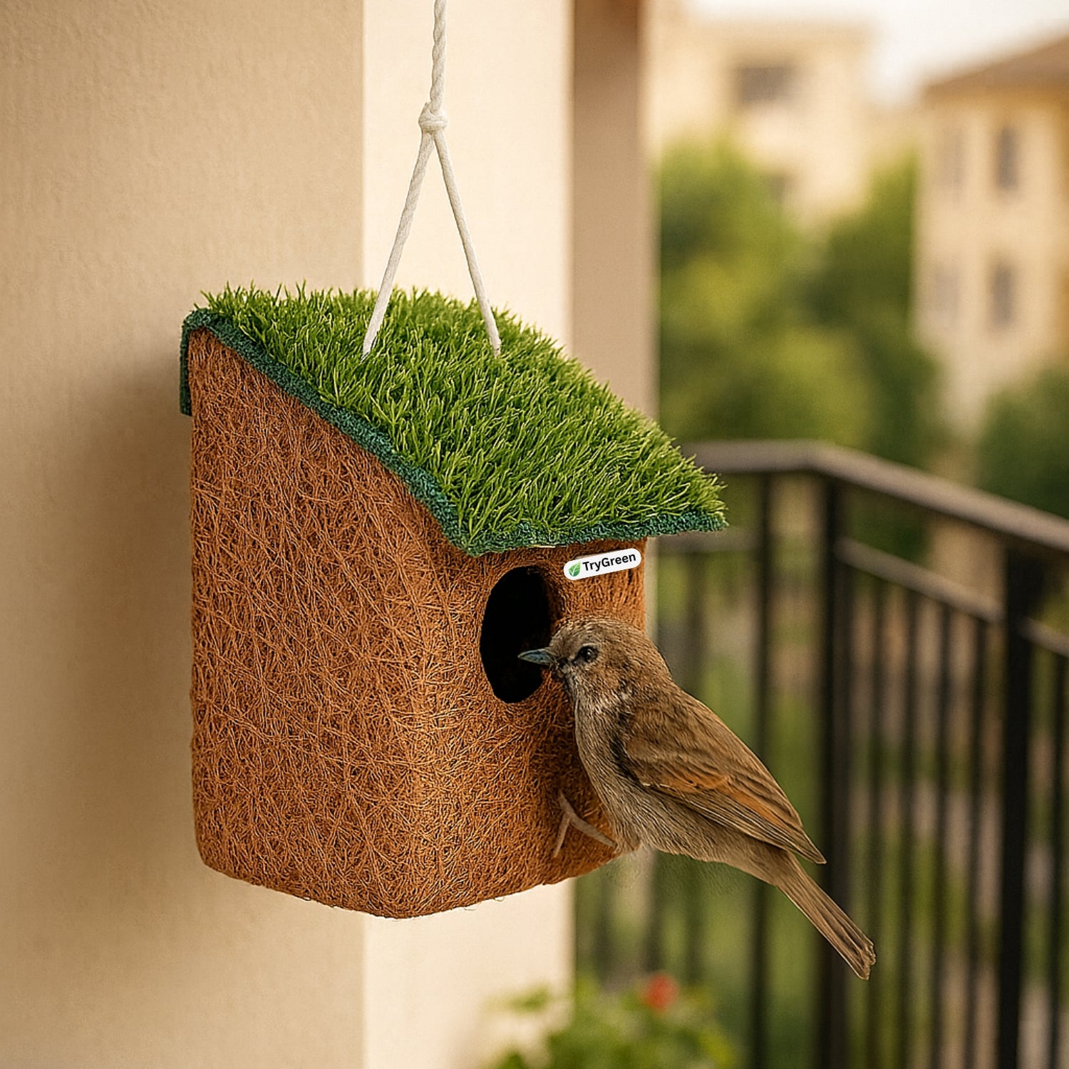 TryGreen- Double Bird House Eco-Friendly