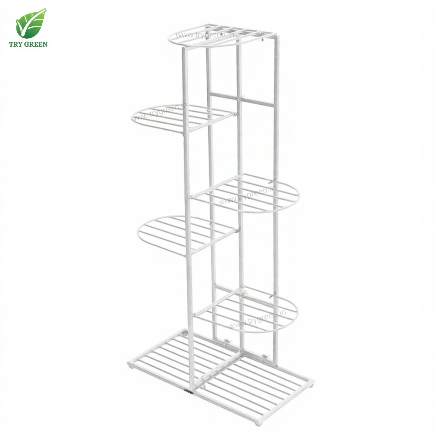 TryGreen Rex 7-Tier Plant Rack Stand (White)
