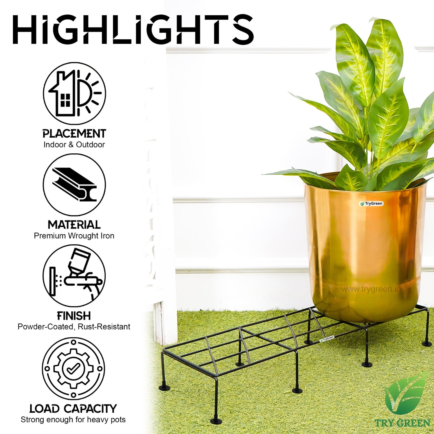 TryGreen #Sway Pot Stands for Home and Garden Decor