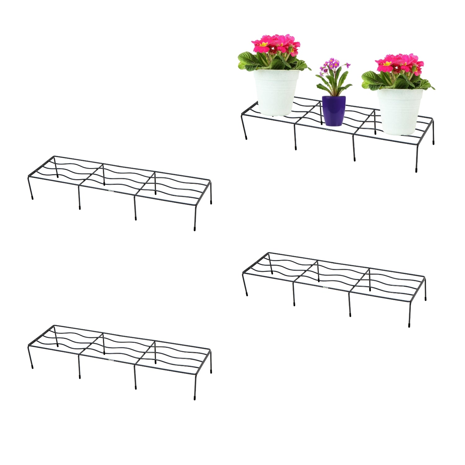 TryGreen Fern Pot Stands for Home and Garden Decor